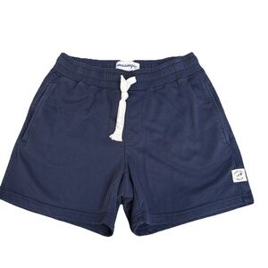MAAMGIC Sweat Shorts Men's Size Small Navy Loungewear Athleisure Zip Pockets